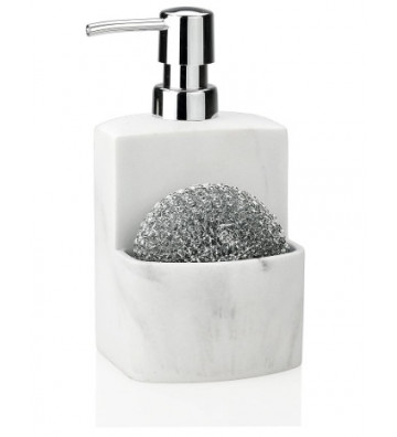 Soap dispenser with marble...