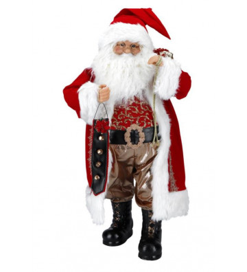 Statuetta natalizia babbo natale H 80 cm - Nardini Forniture