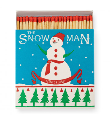 Scatola di fiammiferi natalizia "The Snowman" 110mm - The Archivist - Nardini Forniture