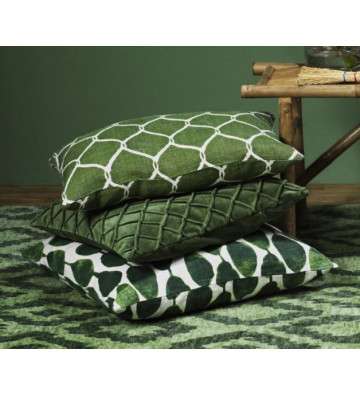 Fodera per cuscino in velluto Deva verde cactus 40x60 cm - Nardini Forniture