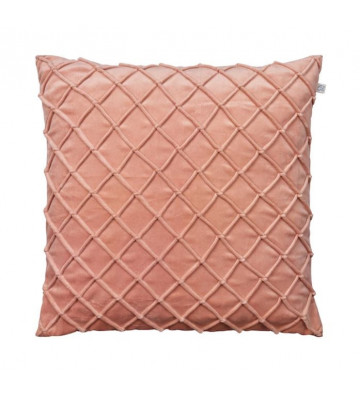 Fodera per cuscino in velluto Deva rosa 50x50 cm - Nardini Forniture