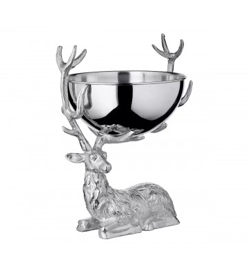Glacette Cervo in argento H 50 cm - Nardini Forniture