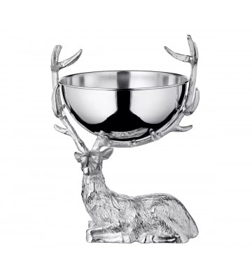 Glacette Cervo in argento H 50 cm - Nardini Forniture