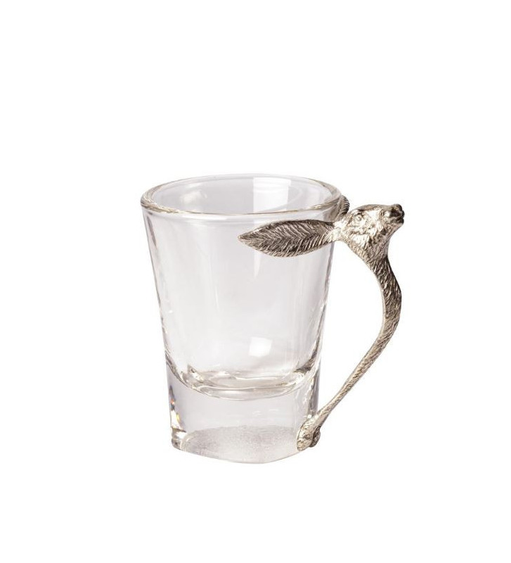 Bicchiere da amaro con manico a forma di lepre 7x9 cm - Chehoma - Nardini  Forniture