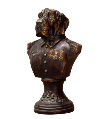 Busto a forma di cane in resina H 25 cm - Chehoma - Nardini Forniture