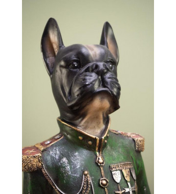 Statuetta a forma di cane sergente H 59 cm - Chehoma - Nardini Forniture