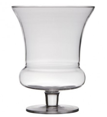 Vaso in vetro trasparente H 36 cm - Nardini Forniture