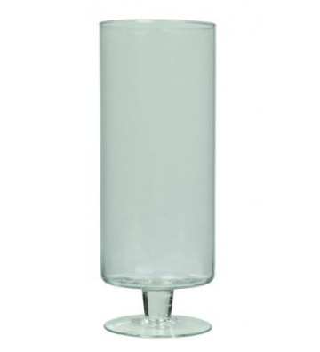 Vaso ovale grande in vetro trasparente 36xh44cm - brucs - nardini forniture