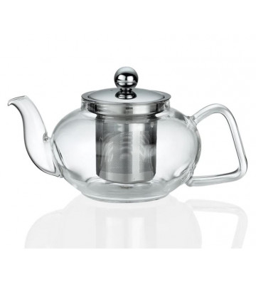 STAINLESS GLASS TEAPOT
