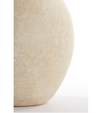 Vaso decorativo effetto cartapesta beige Ø27x30 cm - Light & Living - Nardini Forniture