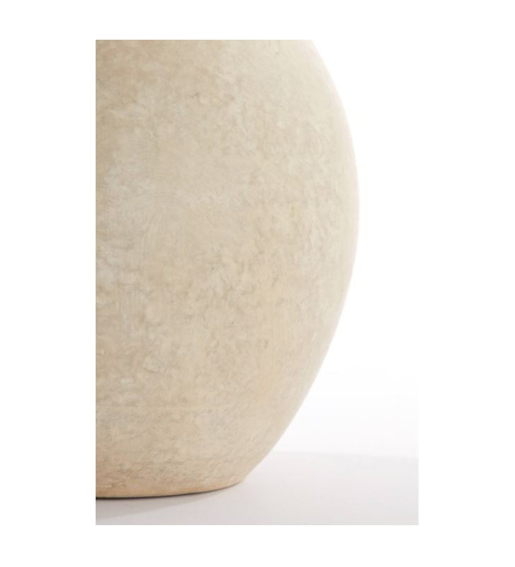 Vaso decorativo effetto cartapesta beige Ø27x30 cm - Light & Living -  Nardini Forniture