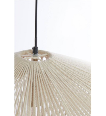 Lampada a sospensione corde crema Ø21x37 cm - Light and Living - Nardini Forniture