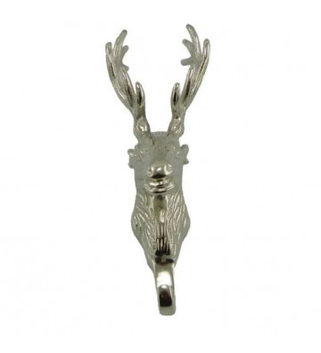 Appendiabiti a forma di cervo in metallo 25 cm - Nardini Forniture