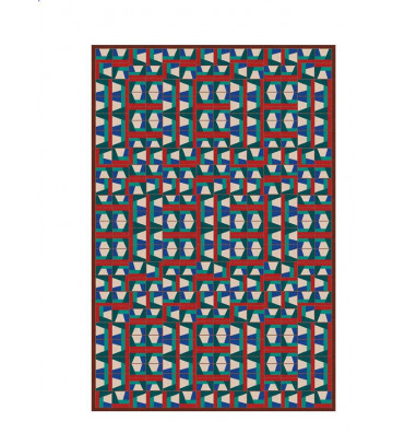 Tappeto Circo fantasia geometrica blu 350X250 cm - Pierre Frey - Nardini Forniture