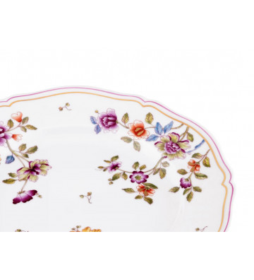 Piatto piano decoro floreale Granduca Coreana 26,5cm - Richard Ginori - Nardini Forniture