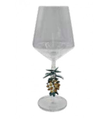 Handmade crystal goblet...