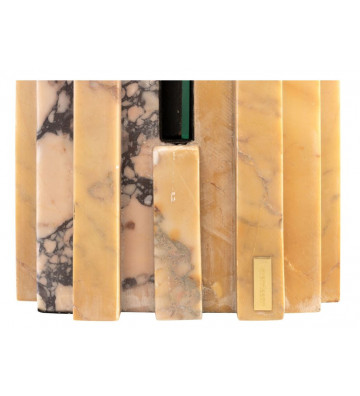 Specchio da pavimento con base in marmo breccia H 165cm - Nardini Forniture