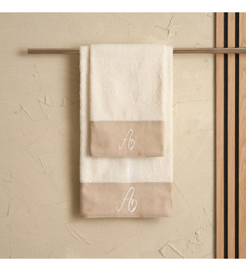 Towel Set with Letter