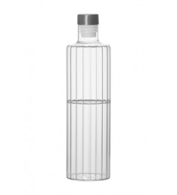 Bottiglia in vetro con tappo in acciaio inox 1l - Andrea House - Nardini Forniture