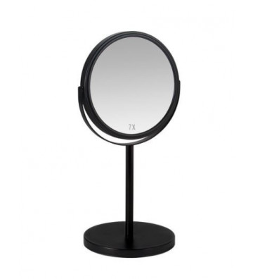 Specchio da appoggio ingranditore nero opaco x7 - Andrea House - Nardini Forniture
