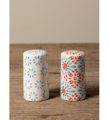 Bohemian salt and pepper set