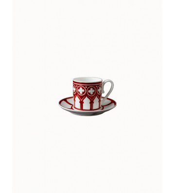 P DUCALE COFFEE CUP WITH PLATE