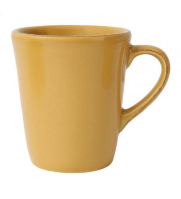 25cl yellow ceramic mug cup