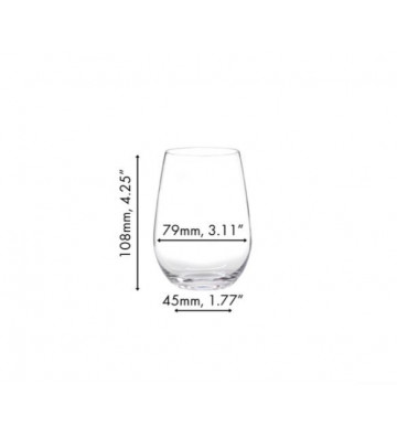 Bicchiere da vino senza stelo in vetro - Riedel - Nardini Forniture