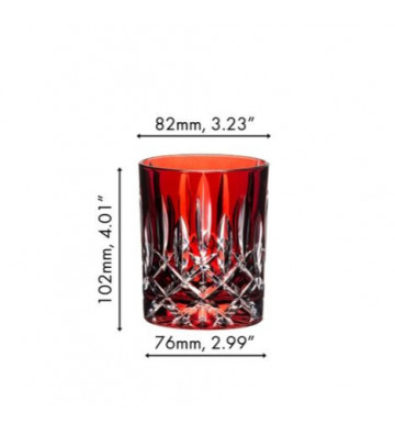 Bicchiere da amaro in cristallo rosso - Riedel - Nardini Forniture