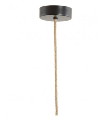 Lampada a sospensione in tessuto marrone Ø50x50 cm - Light & Living - Nardini Forniture