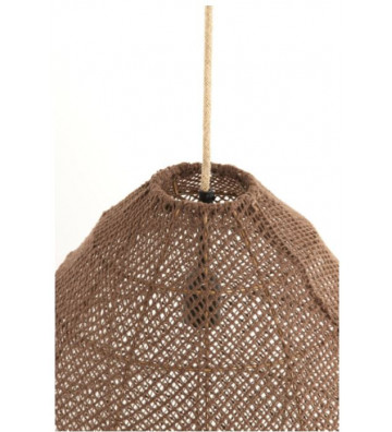 Brown fabric pendant lamp Ø50x50 cm - Light & Living - Nardini Forniture