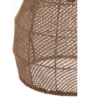 Suspension lamp in brown fabric Ø50x50 cm - Light & Living - Nardini Forniture