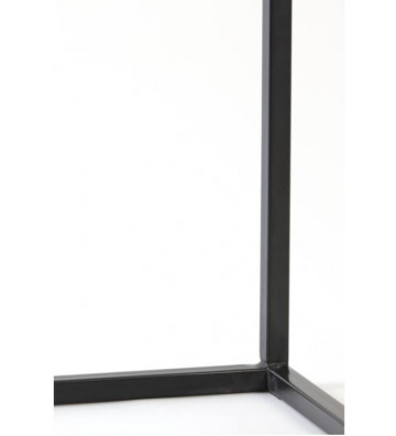Black matt wooden console 100x30x70 cm - Light & Living - Nardini Forniture