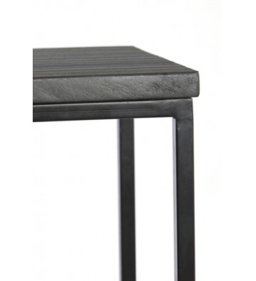 Console in matt black wood 100x30x70 cm - Light & Living - Nardini Forniture