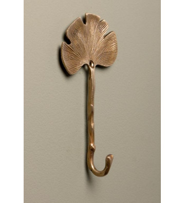 Golden flower hanger hook - Chehoma - Nardini Forniture