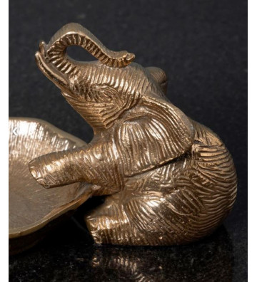 Svuotatasche a forma di elefante dorato - Chehoma - Nardini Forniture