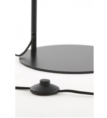 Floor lamp matt black and smoked glass 45x28x158 cm - Light & Living - Nardini Forniture