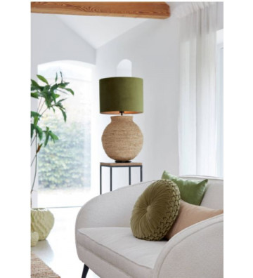 Base lampada in foglia di palma naturale Ø35x40 cm - Light & Living - Nardini Forniture