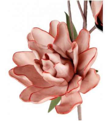 Artificial pink magnolia flowers H94cm - The Black Goose - Nardini Forniture