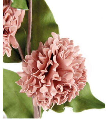Artificial pink dalia flower h90cm - Black goose - Nardini Forniture