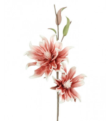 Artificial flower Magnolia pink h90 cm - The Black Goose - Nardini Forniture