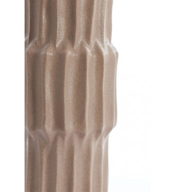 Vaso in ceramica con struttura scanalata marrone Ø15x36cm - Light & Living - Nardini Forniture