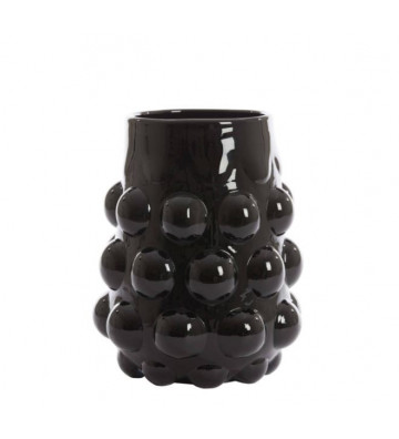 Black glass vase Ø24x30cm - Light & Living - Nardini Forniture