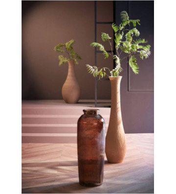 Vaso decorativo con base in legno Ø36x50cm - Light & Living - Nardini  Forniture