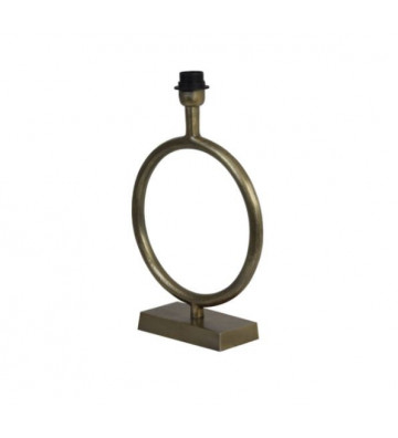 Base lampada circolare bronzo antico grezzo 30x13x35cm - Light & Living - Nardini Forniture