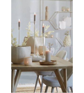 Vaso in cartapesta bianco Ø43x33cm - Light & Living - Nardini Forniture