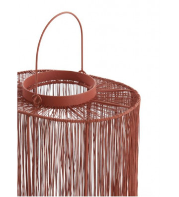 Brick red Lantern 28x20x30cm - Light & Living - Nardini Forniture