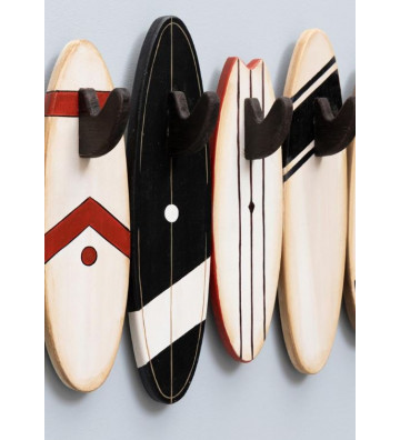 Appendiabiti tavole da surf in legno 35×8×55cm - Chehoma - Nardini Forniture