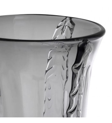 Sergio gray glass vase 42cm - eichholtz - nardini supplies