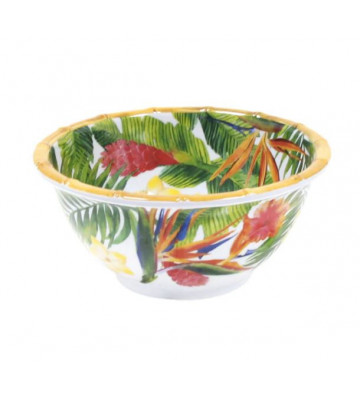 Small bowl in melamine flowers Ø15cm - Les Jardins de la Comtesse - Nardini Forniture